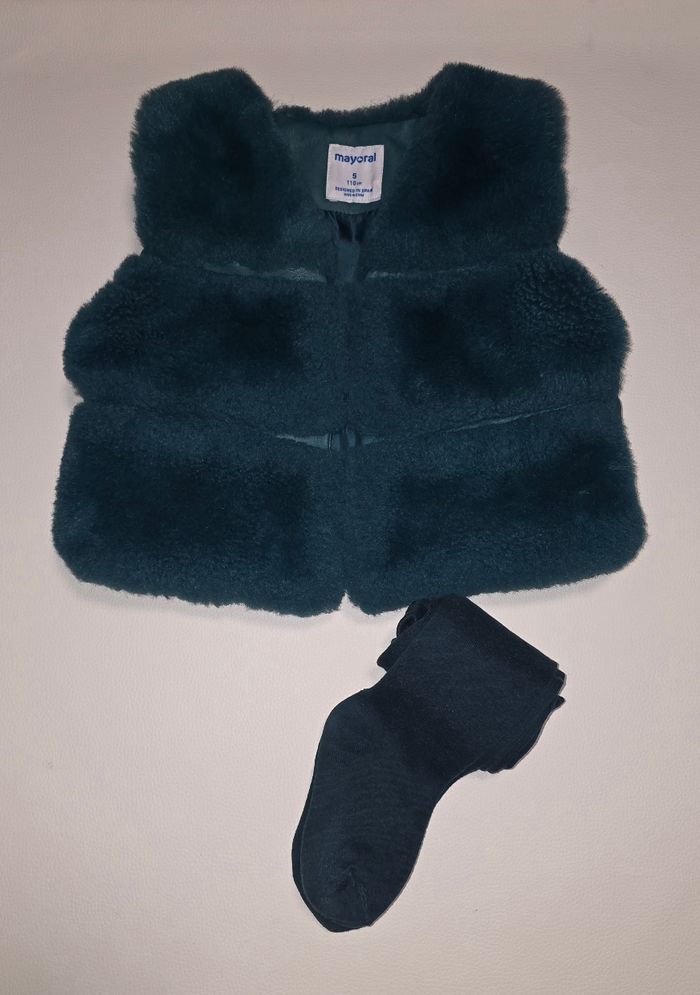 Gilet s/manches et collant