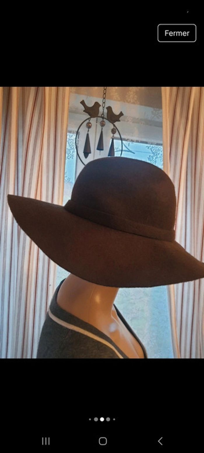 Chapeaux H&M Coachella laine marron 56cm - photo numéro 6