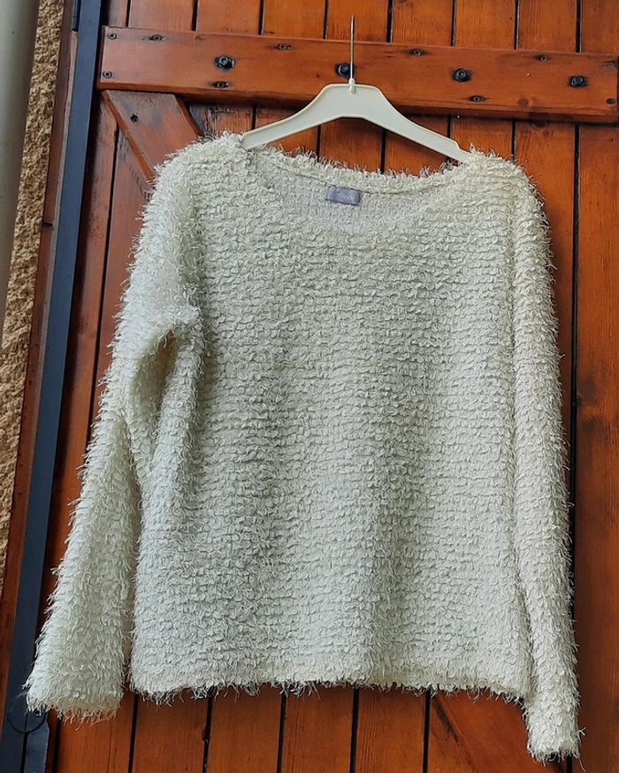 Pull crème CosMode, taille 40