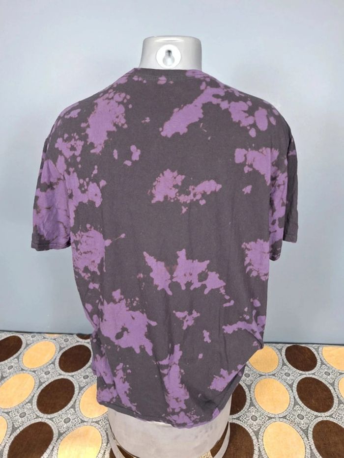 t shirt tie dye violet homme taille XL floqué (392) - photo numéro 6