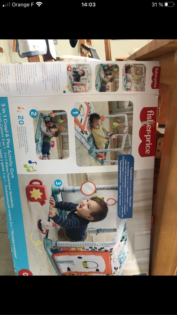 Tapis éveil Fisher price