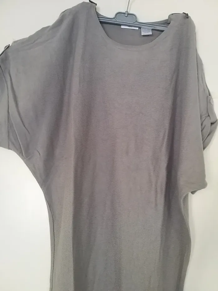 Robe longue grise taille 38/40 - photo numéro 2
