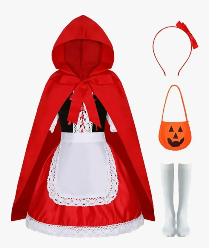 Déguisement le petit chaperon rouge halloween - photo numéro 2