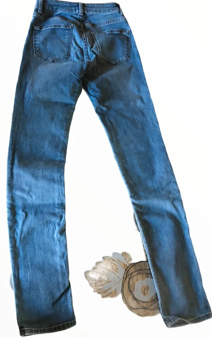 Jean skinny bleu h&m taille 34 - photo numéro 2