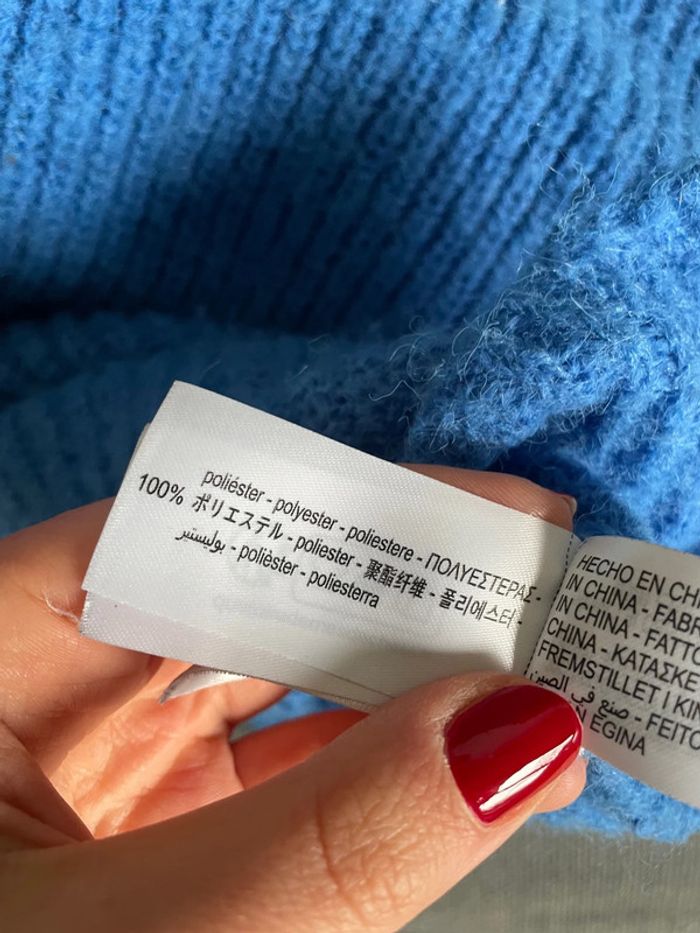 Pull Zara bleu - photo numéro 5