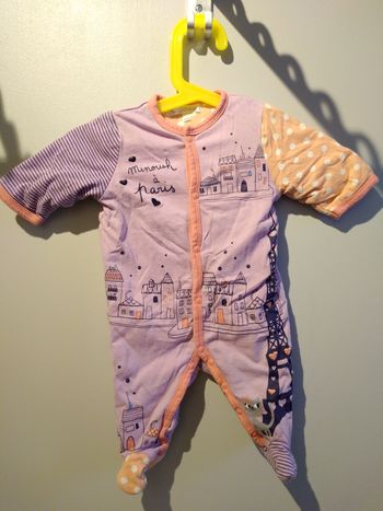 Pyjama molletonné fille Kiabi 3 mois