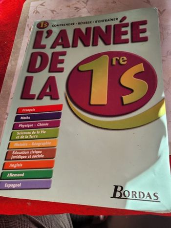 L année de la 1ere S