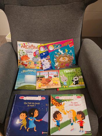 Lot de 8 livres 3/6ans