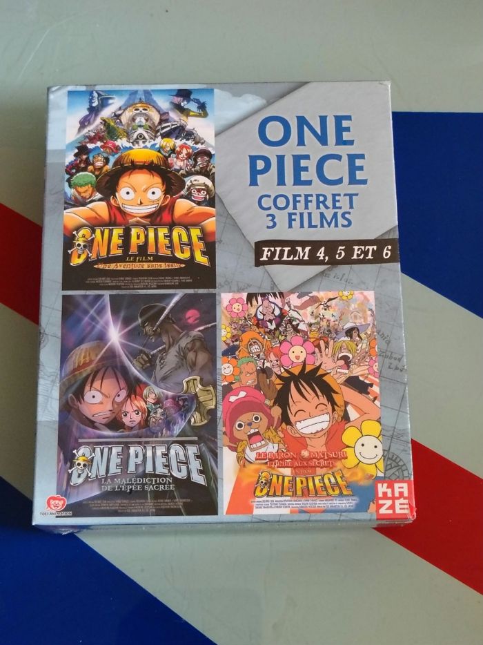 Coffret Blu Ray One Piece Films 4 / 5 / 6  NEUF