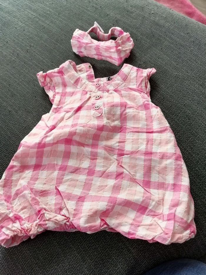 Robe+ bandeau Taille: 6 mois