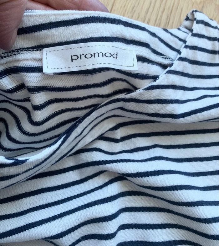 Top marinière Promod taille XL - photo numéro 5