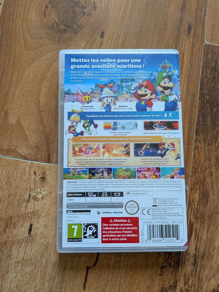 Jeu switch Mario et Luigi l'épopée fraternelle - photo numéro 2