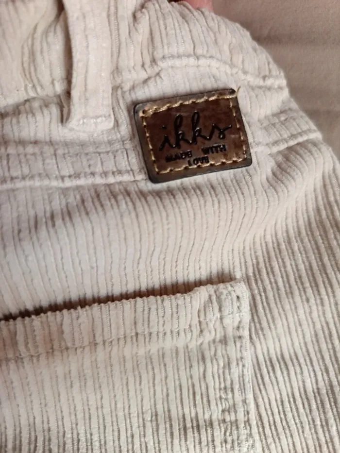 Pantalon velours fille IKKS taille 8 ans - photo numéro 3