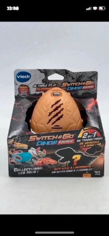 Switch And Go Dinos Surprise 2 en 1 Vtech neuf