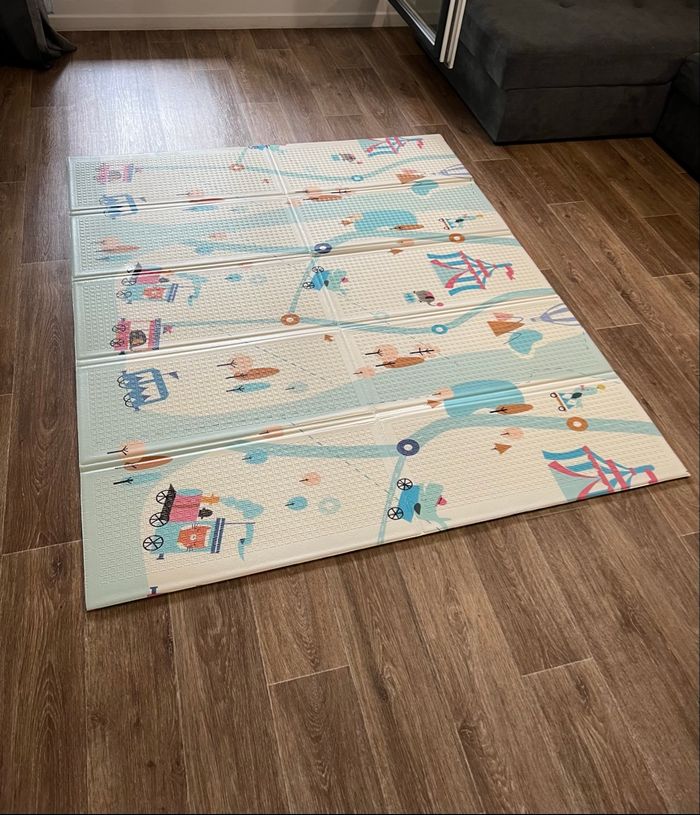 Tapis de jeu pliable réversible bébé neuf - photo numéro 9