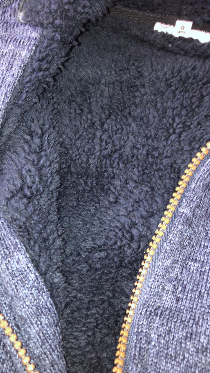 Gros gilet polaire garçon 8 ans - photo numéro 4