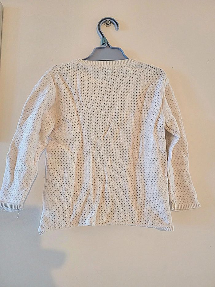 Gilet blanc "KIABI " taille 23 mois - photo numéro 4