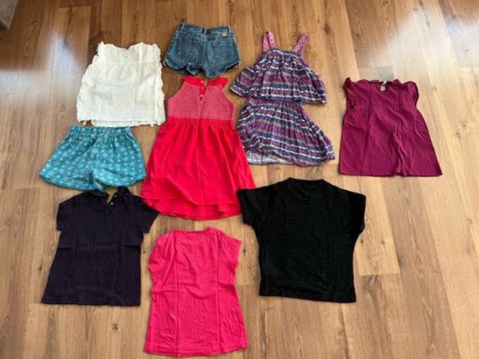 Lot vêtements fille été 8/9 ans - photo numéro 2