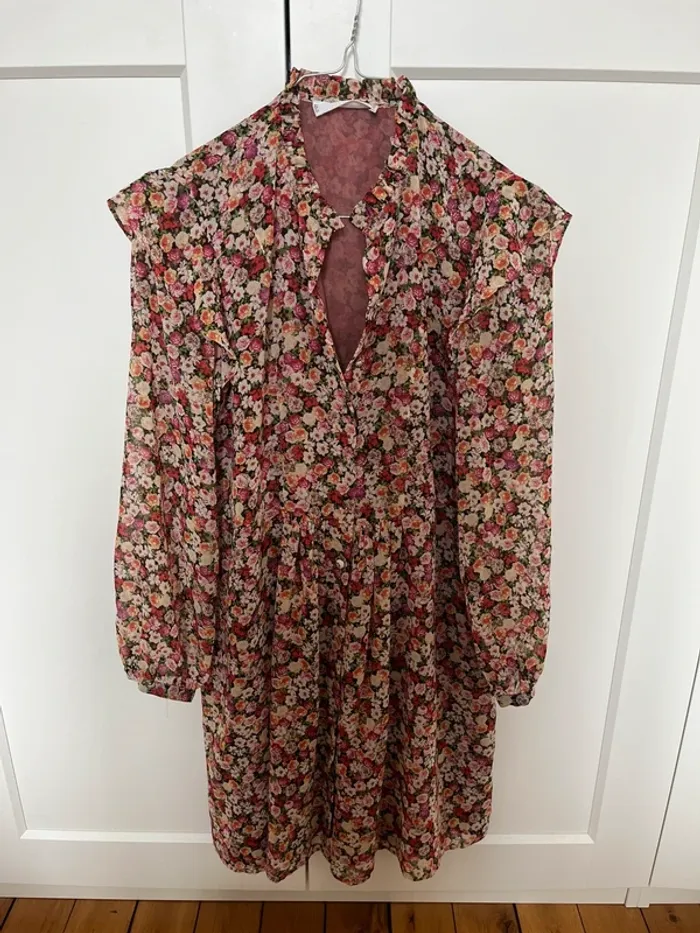 Robe Mango motif fleur