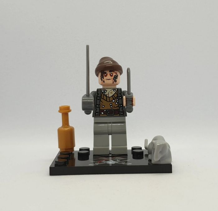 🌊 Figurine Pirates des Caraïbes - Bootstrap Bill Turner - (Style Lego) 🌊