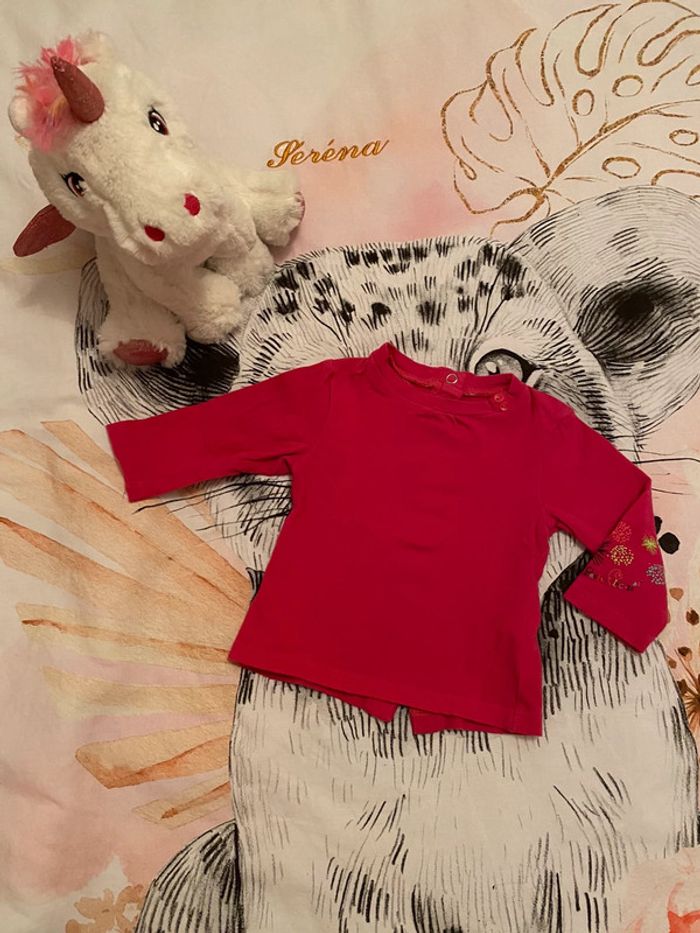 T-shirt taille manches longues, taille 3 mois, marque Orchestra. - photo numéro 2