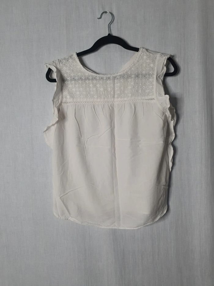 Blouse blanche en coton