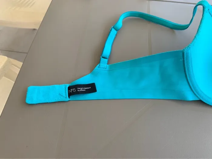 Soutien-gorge Etam turquoise 90C numéro 5 - photo numéro 6