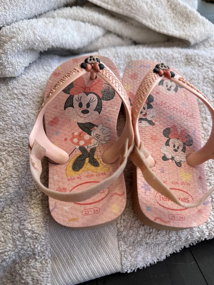 Tong havaianas Minnie taille 23/24 - photo numéro 3