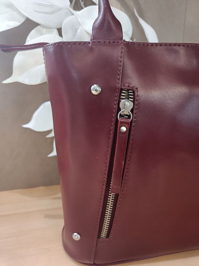 Sac en cuir -Patrick Blanc- - photo numéro 2