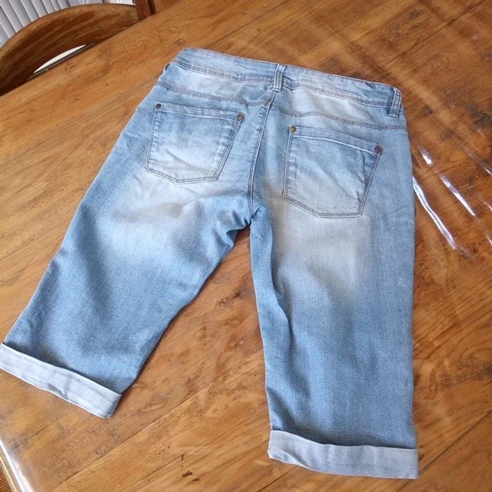 Pantacourt en jeans - photo numéro 2