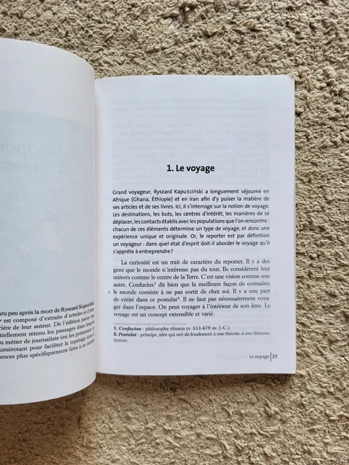 Livre "Autoportrait d'un reporter" de Kapuściński - Étonnants classiques - photo numéro 10