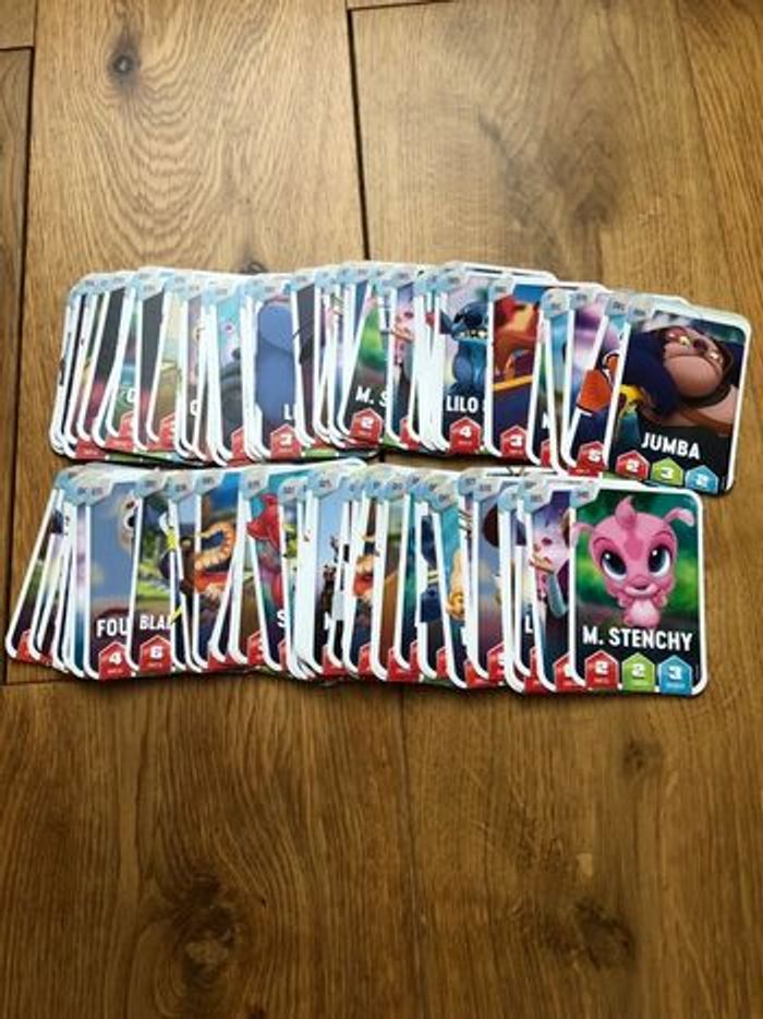 Cartes Disney Leclerc lot de 101 neuves