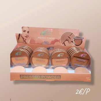 Poudre visage compact et matte