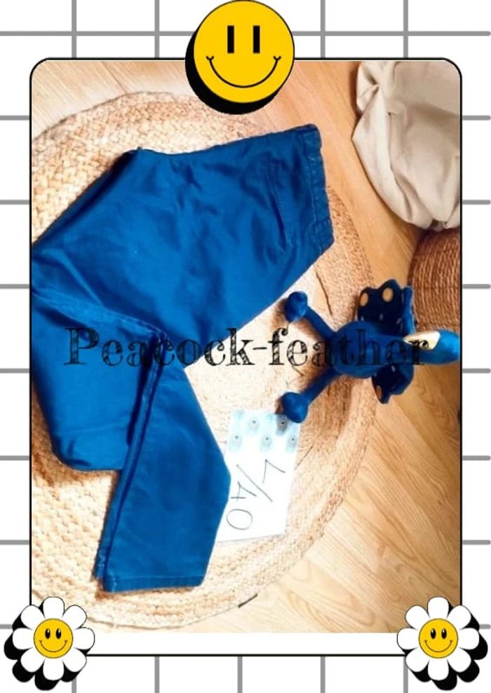 Pantalon Chino bleu smog 40
