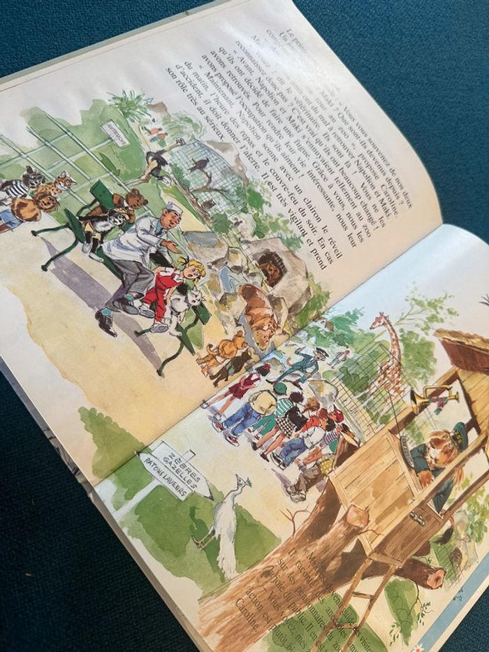 Caroline et les Vagabonds lion singe livre bd album Pierre Probst rare collection - photo numéro 7