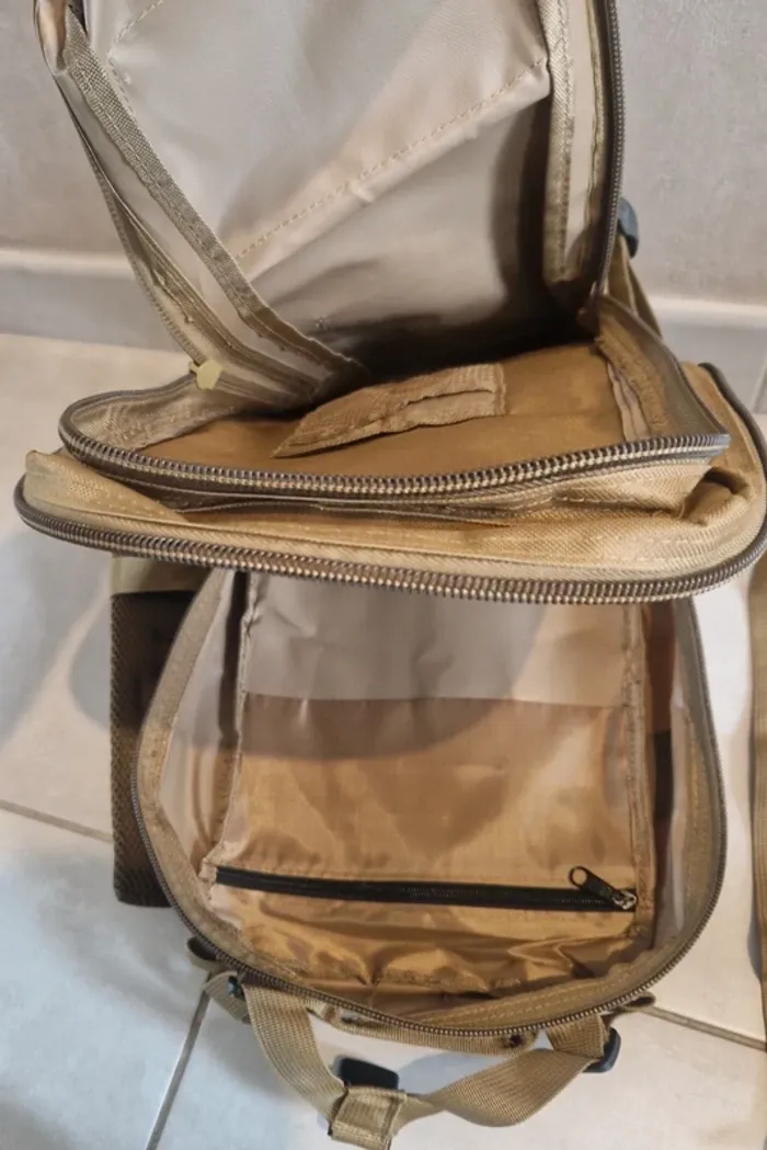 Sac à dos multipoches tactique beige 30l - photo numéro 7