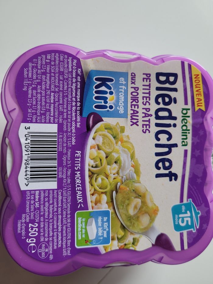Lot plats bébé bledina 15 et 18 mois - photo numéro 2