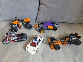 Lot de légos technic voitures 