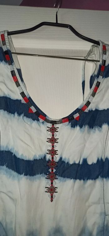 Robe vintage ethnique perles