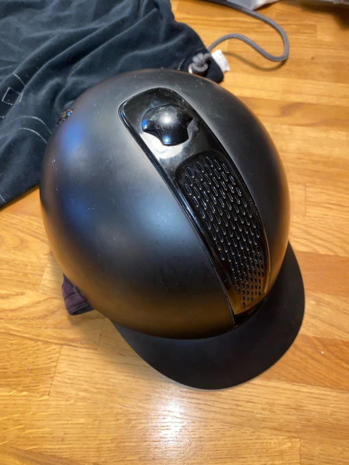 Casque d’équitation Fouganza T.55 - photo numéro 4