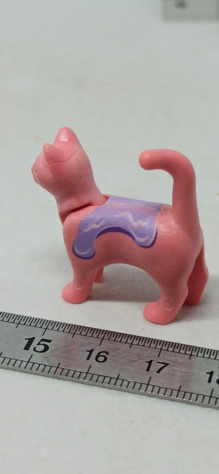 Chat rose et violet playmobil - photo numéro 2