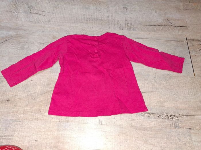 Tee shirt manche longue fille 18 mois - photo numéro 3