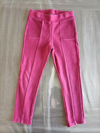 Legging tregging épais bordeaux 5 ans