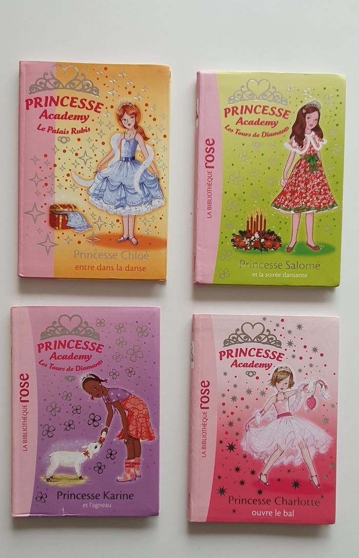 Lot 4 livres Princesse Academy