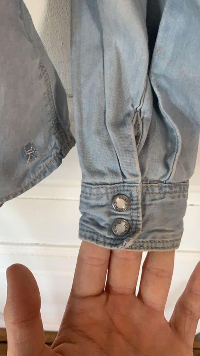 Chemise en jeans Okaïdi taille six ans - photo numéro 6