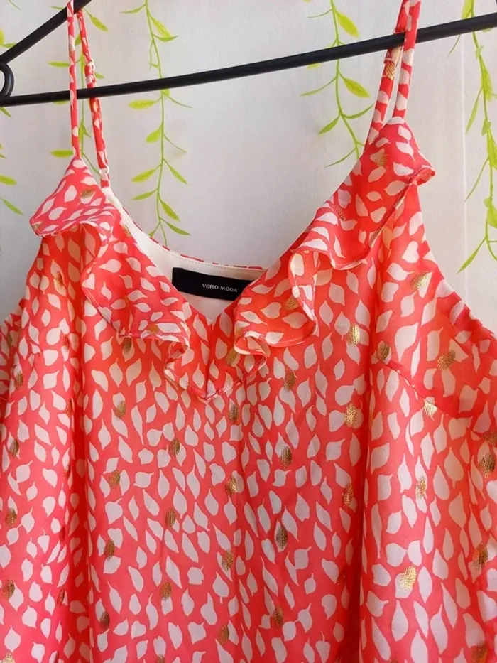 Débardeur Vero Moda – S – Corail – État : Neuf avec étiquette - photo numéro 2