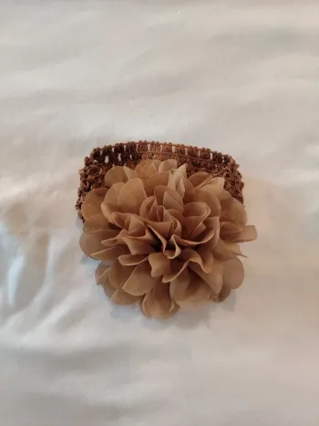 Bandeau large en mousseline de 0 a 3 ans inclus