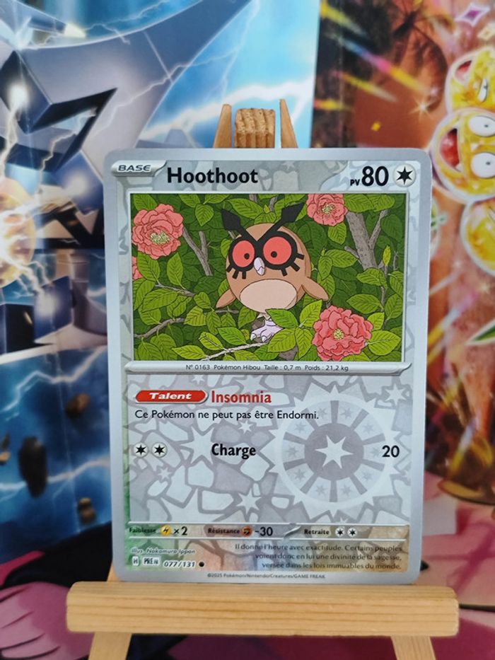 Hoothoot reverse 77/131 Évolutions Prismatiques