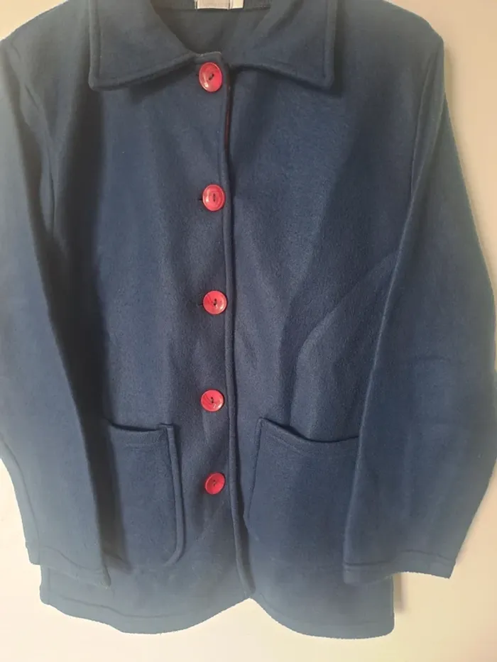 Veste Polaire marine Linvosges Taille 38/40 - photo numéro 5