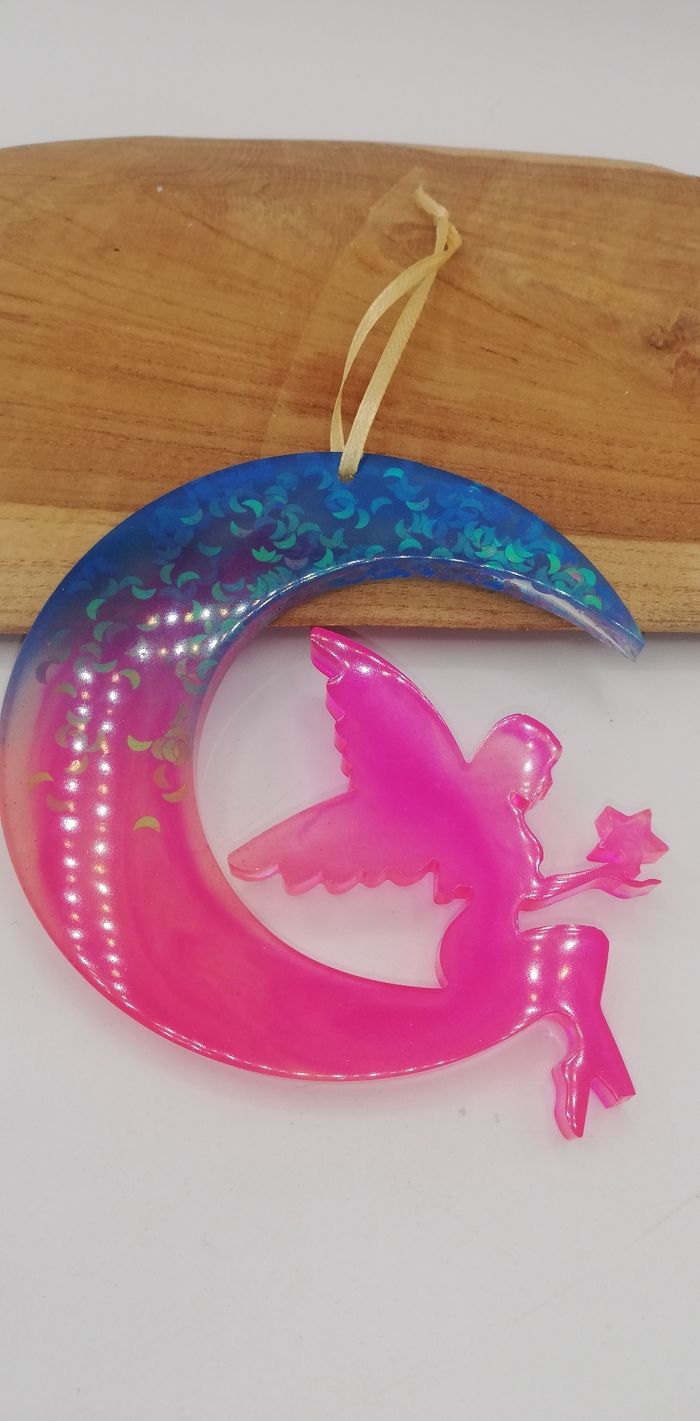 Décoration fée en résine décoration - photo numéro 2